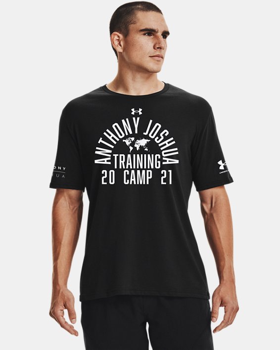 Men's UA Anthony Joshua Train T-Shirt, Black, pdpMainDesktop image number 0